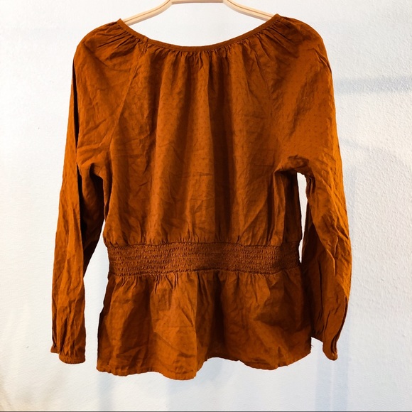 Target Women's Rust Blouse - Picture 2 of 3